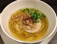 「しお(大盛り不可) 700円＋ちきんらいす 280円」@ちゃるめら ぐっぴーの写真