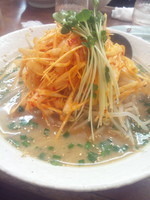 「ねぎ味噌ラーメン  大盛」@くるまやラーメン 足利山前店の写真