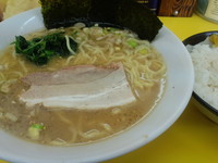 「ランチセット（ラーメン並＋白飯）　600円」@大黒家製麺 駒岡店の写真