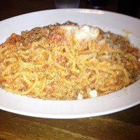 「（アキラ式パスタファイナル）レッドチリカルボ¥780」@ラーメンアキラの写真