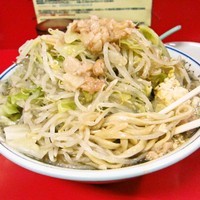 「大ブタ（全マシ／ニンニクだけマシマシ）　850円」@ラーメン二郎 茨城守谷店の写真