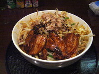 「スペシャル 黒 太麺」@自然洞 麺舗 西口店の写真