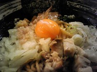 「あぶらめん中盛り+サービスライス（￥680）」@麺家 ぶらいとんの写真