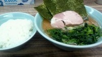 「ほうれん草増しらーめん 並 ￥750」@横浜家系ラーメン武蔵家 松戸店の写真
