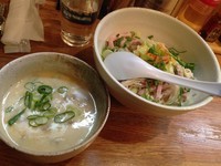 「鶏塩フリカッセつけ麺（限定）」@麺や 福一の写真