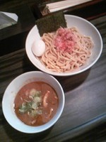 「つけ麺（大盛）７００円+味玉(ｵｰﾌﾟﾝﾁﾗｼｻｰﾋﾞｽ)」@麺屋きころくの写真