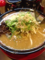 「味噌ラーメン➕替玉➕ライス」@濃厚とんこつラーメン 有頂天 小牧店の写真