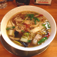 「薬膳火鍋ラーメン 天地 ¥750」@らあめん花月嵐 江戸川橋店の写真
