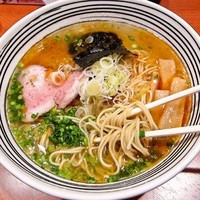 「えび風味（塩／低温）700円（大盛同額）」@麺屋 正元 つくば南店の写真