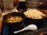 「醤油つけ麺　大　３３０ｇ」@つけめん てつ蔵 和光市店の写真