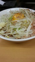 「汁なしチーズニンニク」@ラーメン ○菅の写真