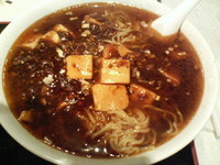 「マーボ麺＋ライス」@中国厨房 上海亭の写真