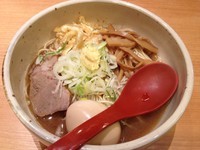 「中華そば＋半熟味玉（￥700＋￥100）」@鶏と魚だしのつけめん哲 溝の口店の写真