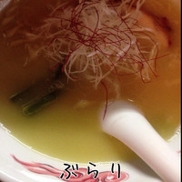 「鶏白湯ラーメン+大盛り+卵かけごはん」@麺・酒処 ぶらりの写真