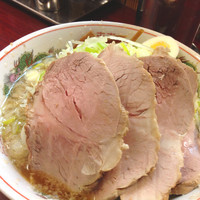 「ラーメン中盛チャーシュー増しネギ増し」@関越ラーメン 仙龍の写真