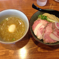 「特製鷄つけ麺（大盛り）」@麺屋 NOROMAの写真