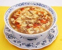 「スーラータン・半チャーハン」@中国ラーメン 栄の写真