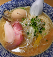 「奈央の潮＋燻玉（880円）」@麺屋 一燈の写真