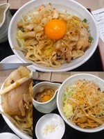 「特製まぜそば1000円」@つけめんTETSU ららぽーと豊洲マリーナキッチン店の写真