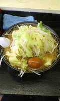 「ラーメン（野菜マシ 600円）」@らあめん 空品の写真