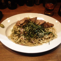 「限定 アキラ式パスタ第二弾 “ポパイ” ￥７８０＋豚増し￥１５０」@ラーメンアキラの写真