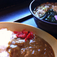 「カレーセット」@ゆで太郎 入船店の写真