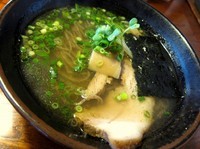 「ラーメン（塩・限定そば殻麺） ６５０円」@麺 匠仁坊の写真