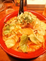 「野菜たっぷり味噌豚骨ラーメン」@麺家 くさび 郡山本店の写真