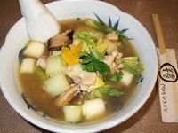 「冬野菜の鶏塩らーめん　800円」@与ろゐ屋の写真