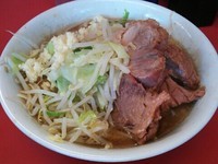 「ぶた５枚入り小らーめん（ニンニク）」@ラーメン二郎 環七一之江店の写真
