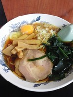 「ラーメン(380円)」@梅もと 品川店の写真