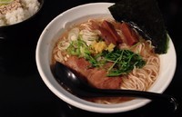 「えび塩らーめん＋チャーマヨご飯(並)750円＋250円」@麺や 楓の写真