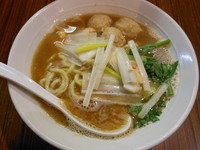 「シーフードヌードル（並盛１６０ｇ）」@中華そば 伝堂の写真