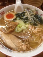 「特製塩そば（大盛り）」@支那そば屋 蘭丸の写真