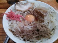 「まぜそば（細麺）」@ラーメン 麺処 なるとの写真