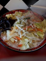 「タンメン+麺の大盛り」@中華そば 華丸の写真