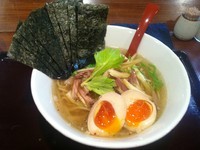 「セロリラーメン＋煮込み玉子＋のり」@一酵やの写真