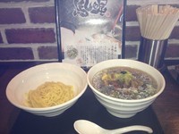 「スタミナつけ麺(あつ盛り)」@スタミナラーメン 馬しゃ屋の写真