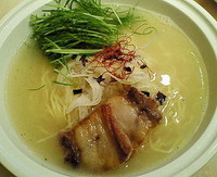 「イベリコ豚ラーメン(塩) 900円」@イベリコ・バル門仲の写真