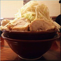 「ラメーン大（麺増し１２００ｇ、ヤサイＷ）」@ドン-キタモトの写真