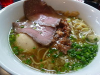 「贅沢焼牛らぁ麺」@牛骨らぁ麺 マタドール 本店の写真