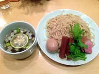 「鴨つけそば　大盛り」@紫 くろ㐂の写真