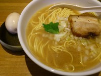 「煮干し中華そば 味玉　￥750」@煮干し中華そば三四郎の写真