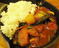 「一日分の野菜カレー（５辛：＋１００円）　１０９０円」@野菜を食べるカレー camp express 池袋店の写真