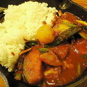 一日分の野菜カレー（５辛：＋１００円）　１０９０円