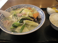 「タンメンの定食 680円」@福満年の写真