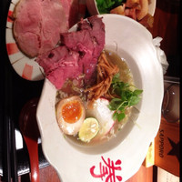 「牛牡蠣塩ソバ」@拳ラーメンの写真