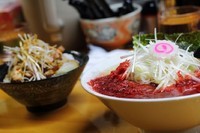 「らぁめんAB蔵（塩）+チャーシュー丼」@麺屋 猪貴 -CHOKI-の写真