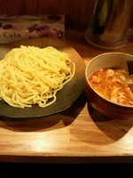 「辛味つけめん」@つけ麺屋 やすべえ 赤坂店の写真