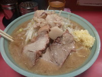 「大盛りニンニクアブラ」@ラーメン二郎 歌舞伎町店の写真